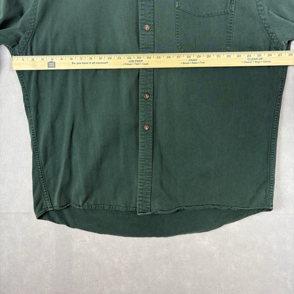 Vintage Abercrombie & Fitch The Big Shirt Men’s XL Green Long Sleeve Outdoors - Picture 3 of 8